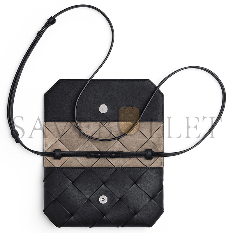 BOTTEGA VENETA DIAGO PHONE POUCH 837120V5AJ38803 (20.2*10.7*2cm)
